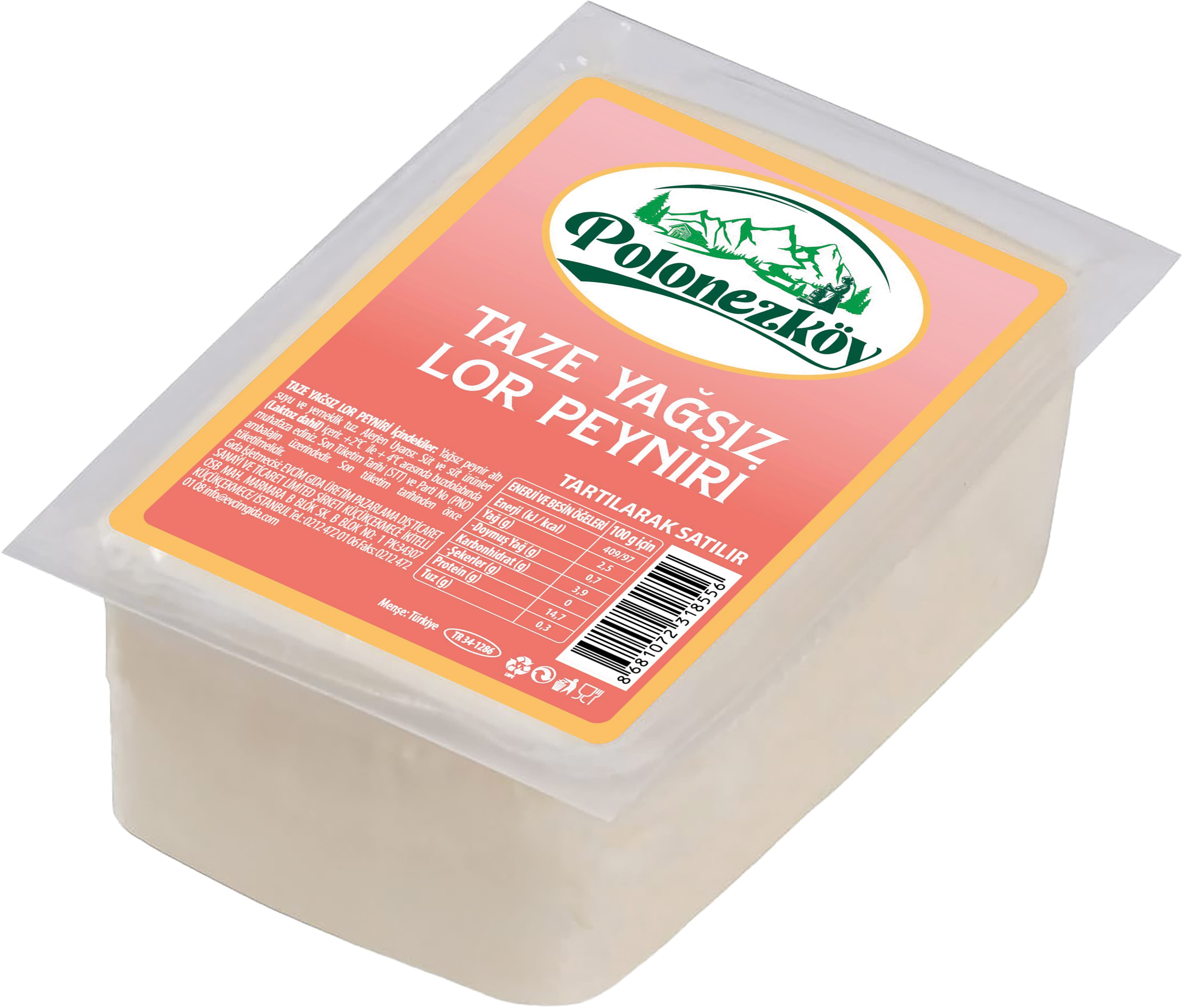 TAZE YAĞSIZ LOR PEYNİRİ