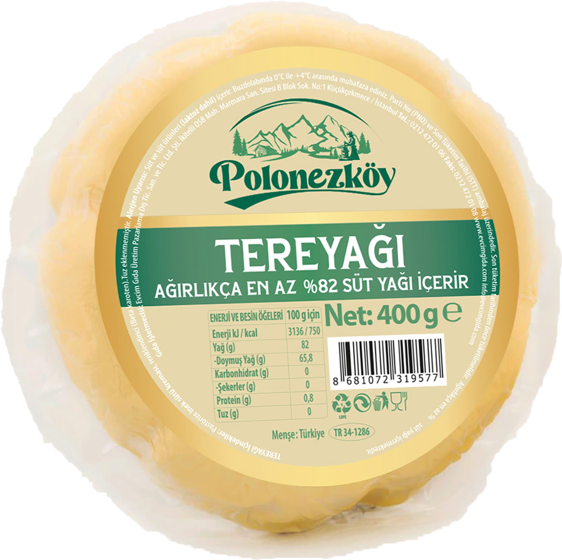 TEREYAĞI 400 G