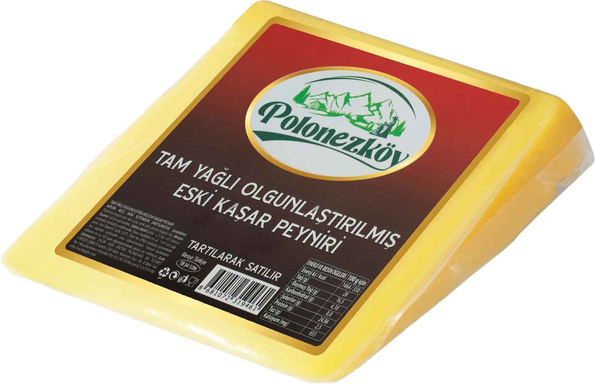 TAM YAĞLI OLGUNLAŞTIRILMIŞ ESKİ KAŞAR PEYNİRİ (KOYUN)