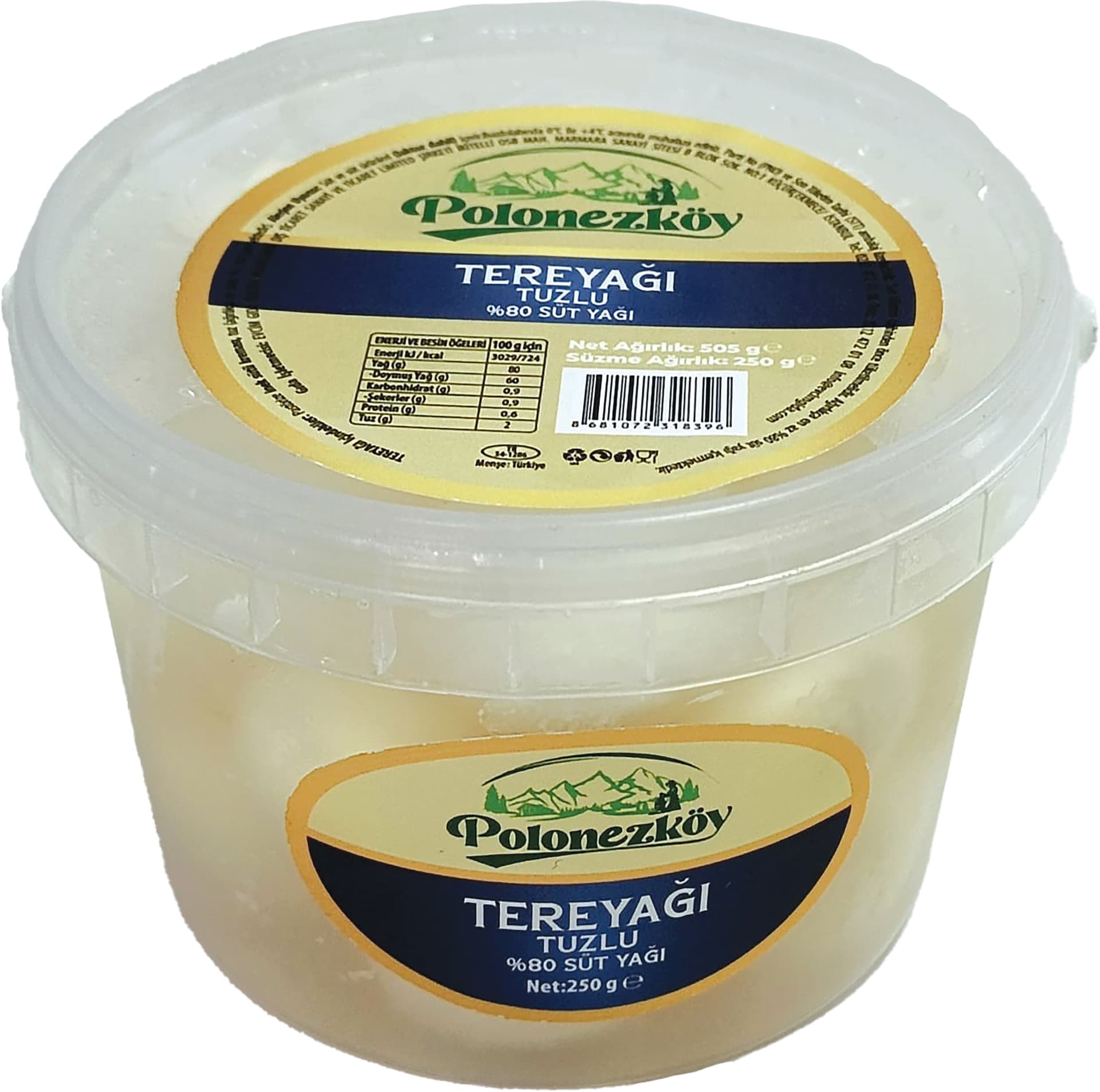 SUDA MİNİ TEREYAĞI TUZLU 250 G